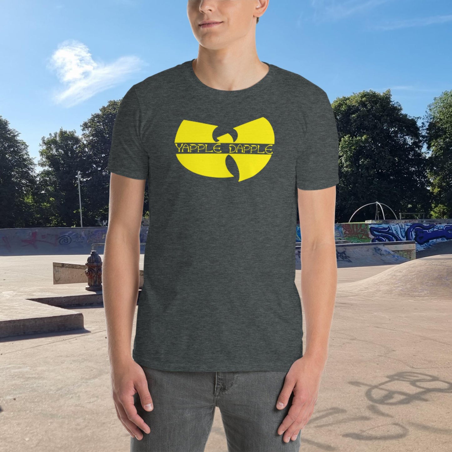 Yapple Dapple Clan Short-Sleeve Unisex T-Shirt Yellow