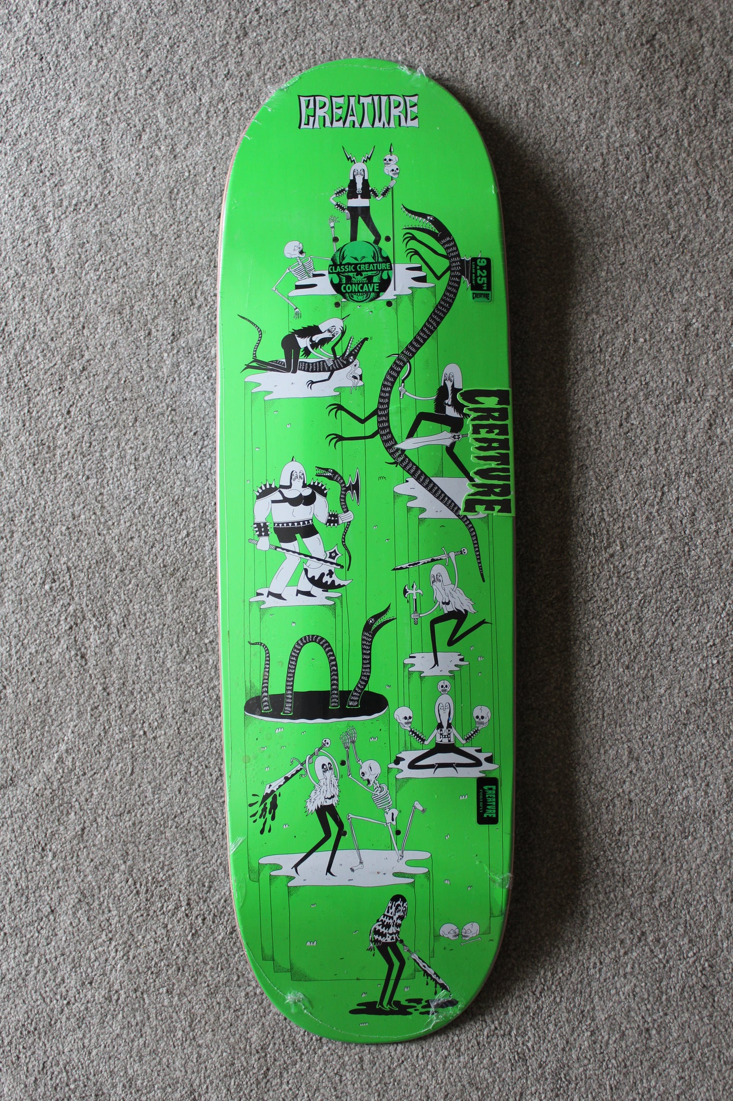 Creature 'Free for all' Power Ply 9.25 Skateboard Deck