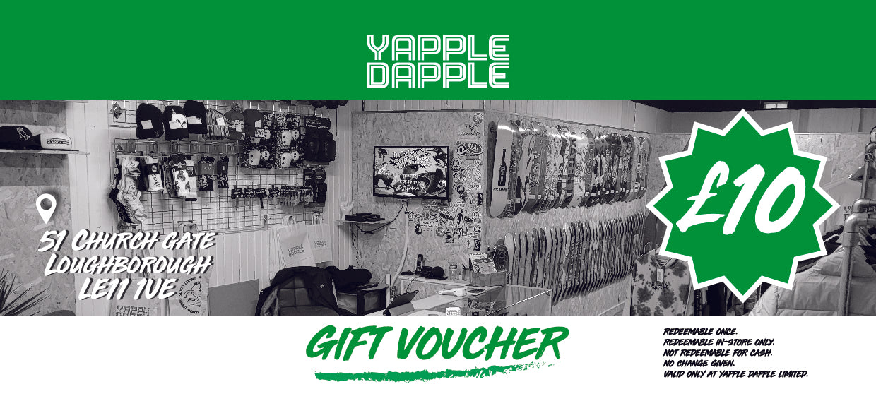 Yapple Dapple Skateshop Gift Voucher