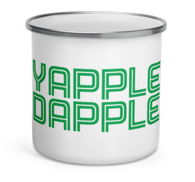 Yapple Dapple Camper Enamel Mug