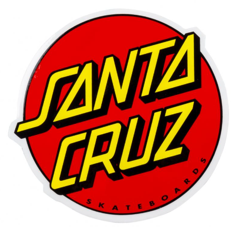 Santa Cruz Dot Sticker