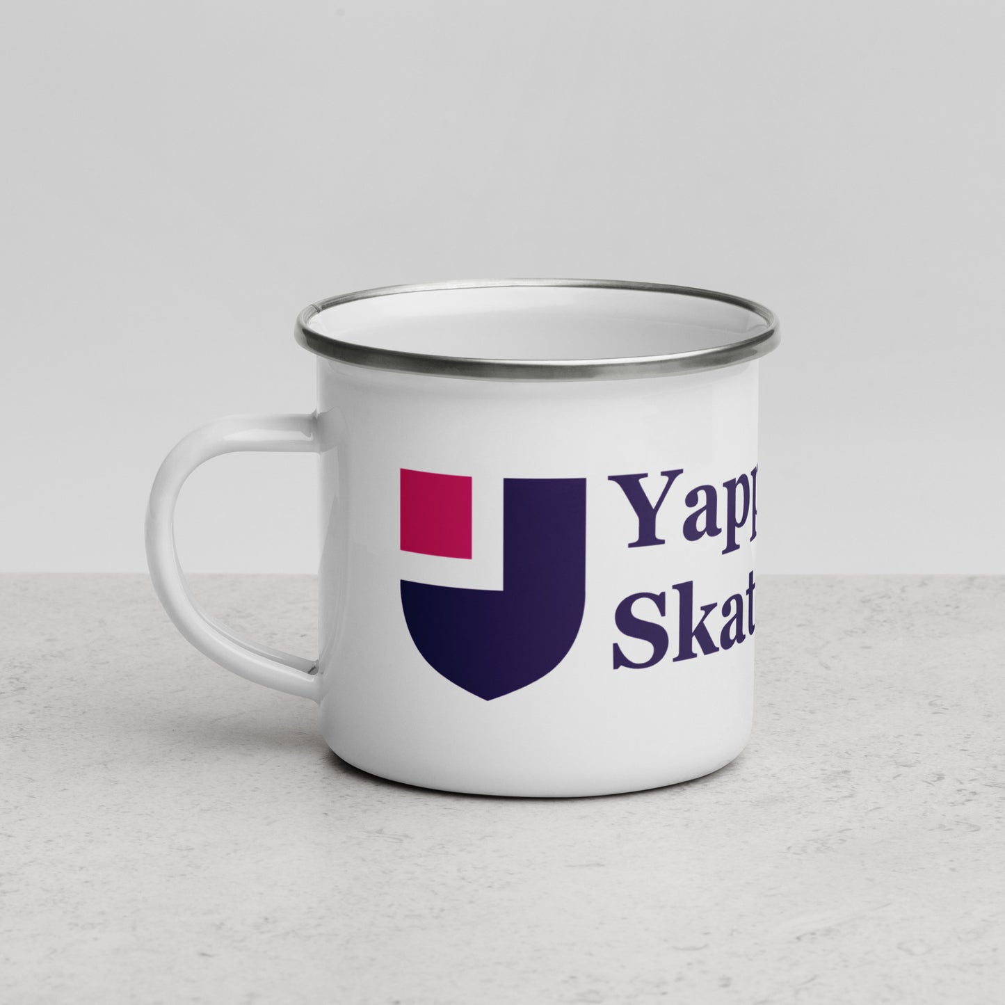 University of Yapple Dapple Enamel Mug